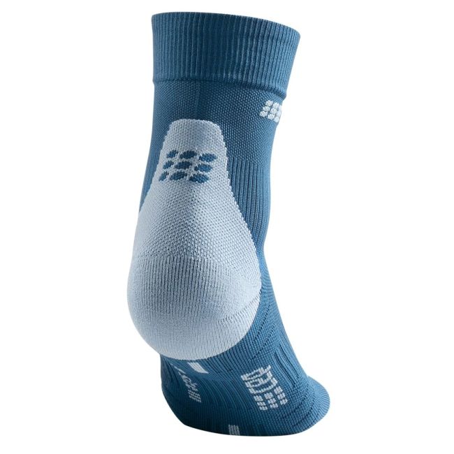 CEP - sosete scurte de compresie 16cm, pentru barbati Short Socks 3.0 - albastru gri