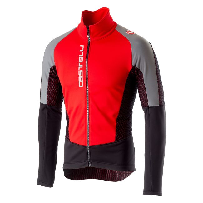 Castelli Mortirolo V Reflex jacheta - rosu-gri-negru