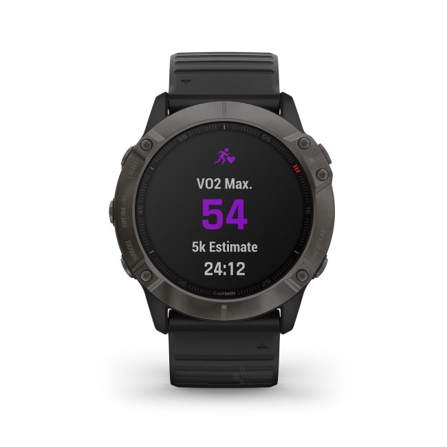 Garmin Fenix 6x PRO Sapphire Carbon Grey DLC - curea neagra