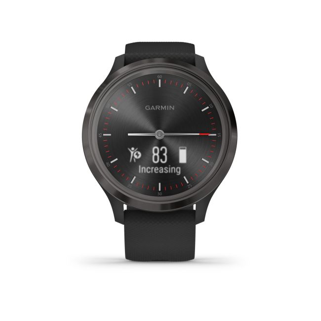 Garmin Vivomove 3 - rama gri ardezie - bratara neagra