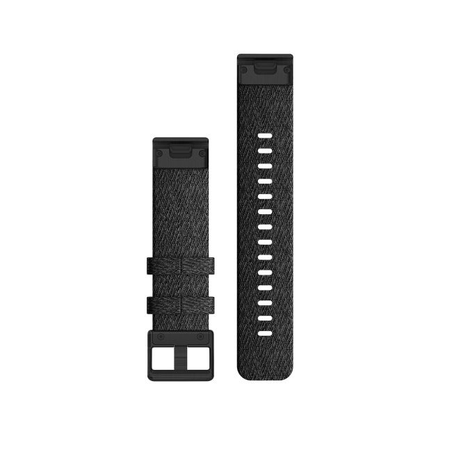 Garmin curea nailon - QuickFit 20 - neagra - negru