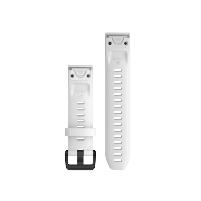 Garmin curea silicon - QuickFit 20 - alba