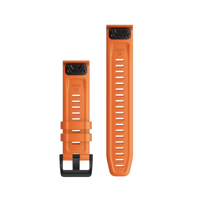 Garmin curea silicon QuickFit 22 - portocaliu ember