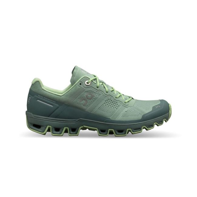 On Cloudventure - pantofi sport pentru femei - verde muschi verde masliniu