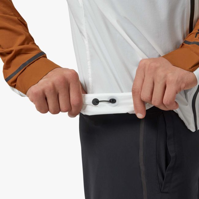 On Weather Jacket - Pecan White - jacheta alergare pentru barbati