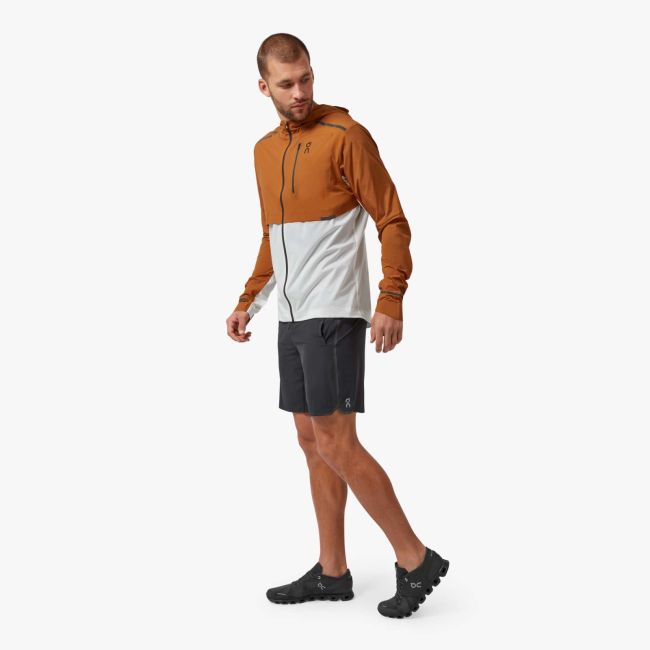 On Weather Jacket - Pecan White - jacheta alergare pentru barbati