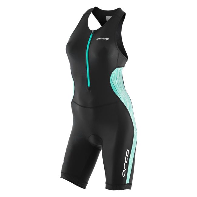 Orca Core costum triatlon femei negru-turcoaz