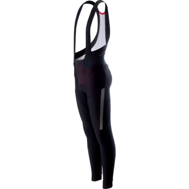 Castelli - Pantaloni lungi ciclism cu bretele, iarna si vreme rece, Sorpasso 2 bib tights - negru gri