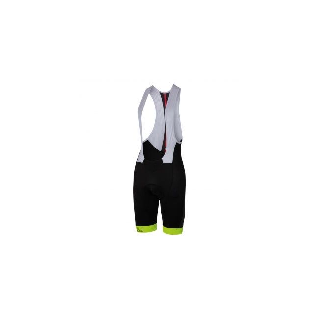 Castelli Pantaloni Scurti Cu Bretele Velocissimo Due Bibs negru-verde