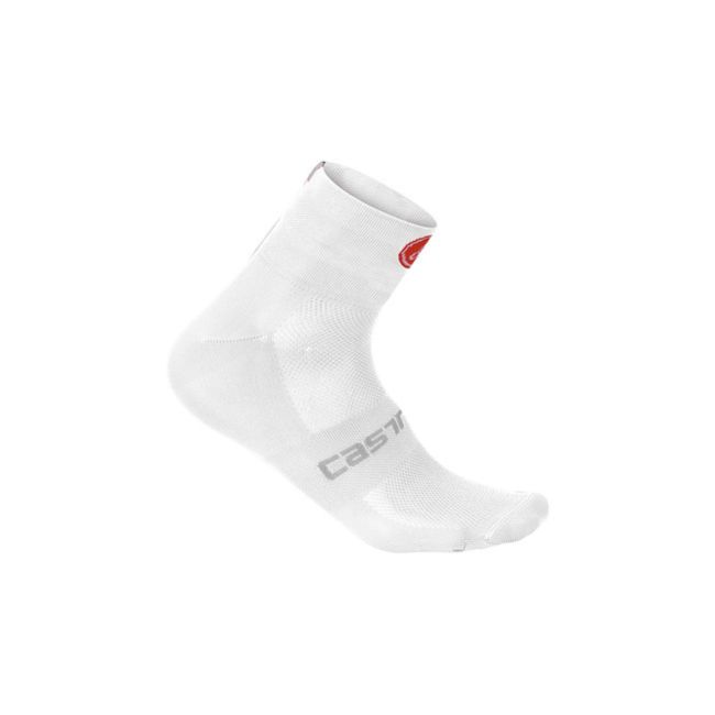 Castelli Sosete ciclism Quattro 6 alb