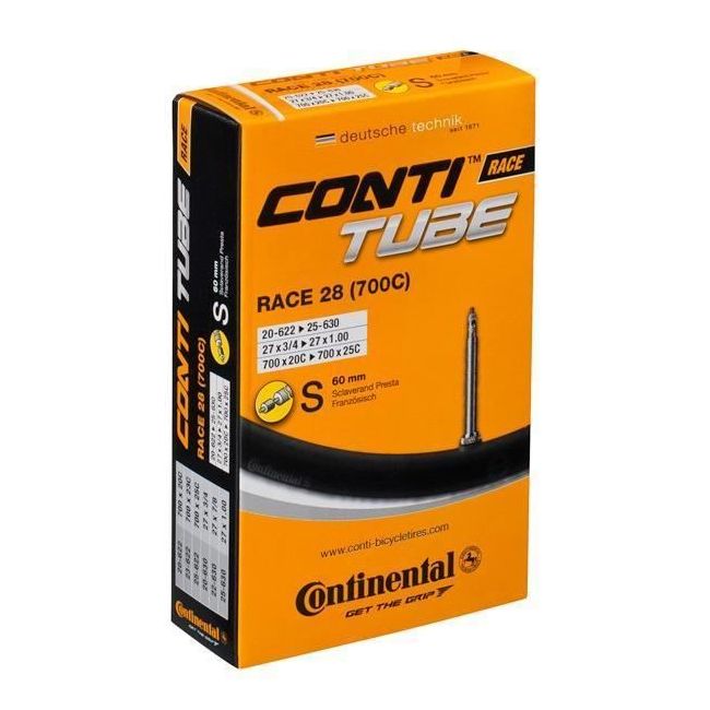 Continental - camera bicicleta 28" - 18-622-> 25-630 - 700x20C-> 700x25C - valva presta 60mm