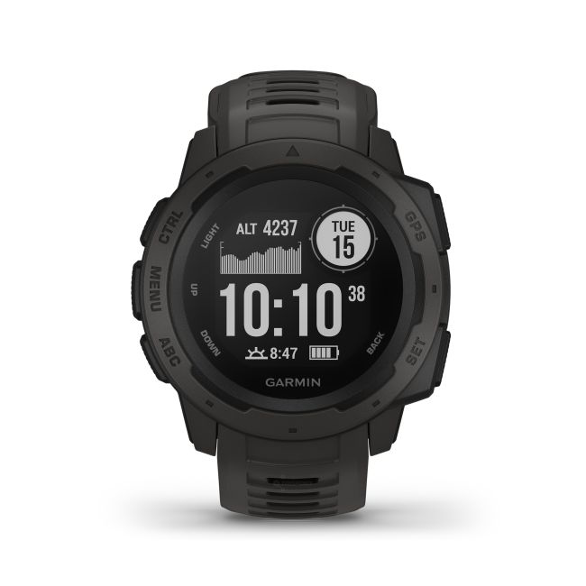 Garmin - Instinct - gri inchis Grafit - ceas inteligent cu GPS cu functii avansate pentru sport