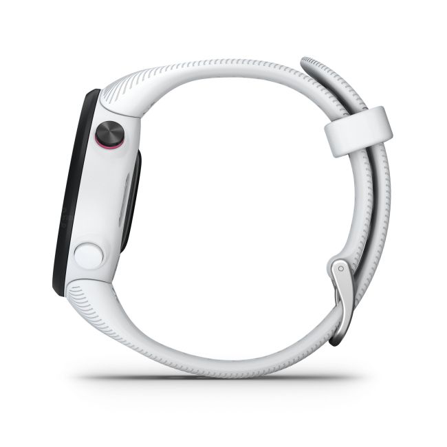 Garmin Forerunner 45s alb - ceas cu GPS pentru alergare, bicicleta, cardio, yoga si alte sporturi