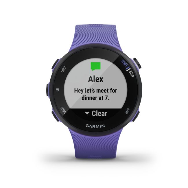 Garmin Forerunner 45s violet - ceas cu GPS pentru alergare, bicicleta, cardio, yoga si alte sporturi