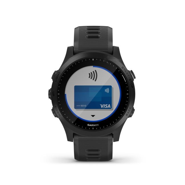 Garmin Forerunner 945 negru - ceas cu GPS pentru alergare, bicicleta, inot, triatlon si alte sporturi