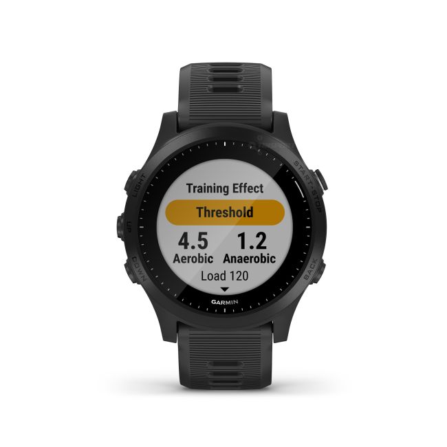 Garmin Forerunner 945 negru - ceas cu GPS pentru alergare, bicicleta, inot, triatlon si alte sporturi