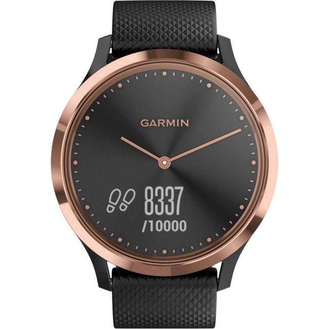 Garmin Vivomove HR Sport SM rose-gold negru