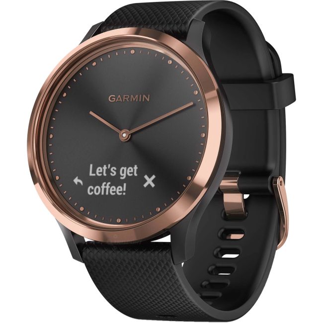 Garmin Vivomove HR Sport SM rose-gold negru