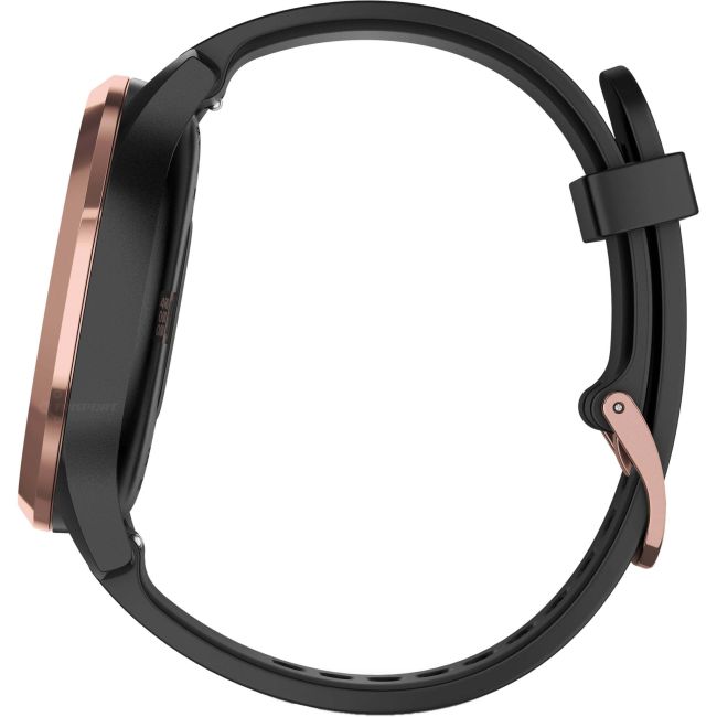 Garmin Vivomove HR Sport SM rose-gold negru
