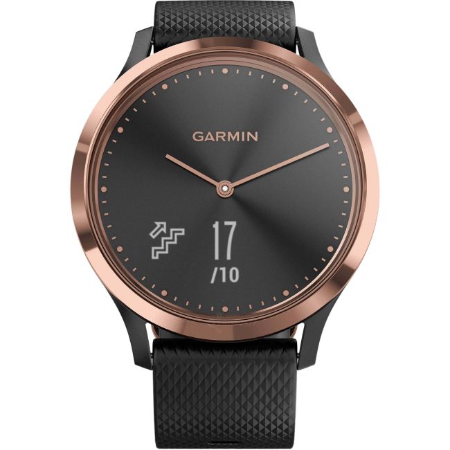 Garmin Vivomove HR Sport SM rose-gold negru
