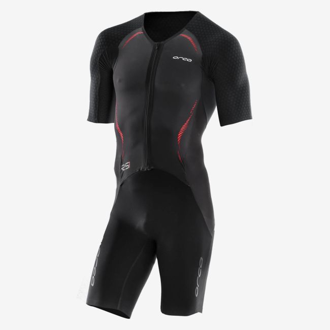 Orca Dream Kona costum triatlon negru-rosu
