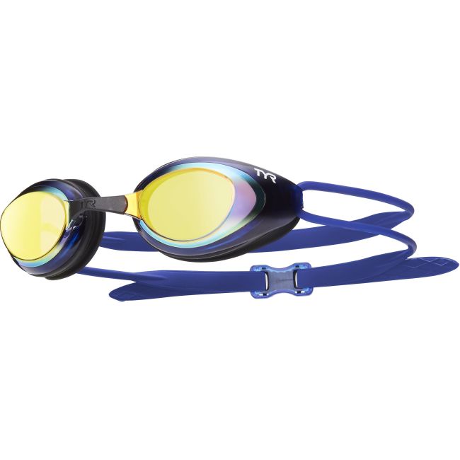 TYR ochelari inot BlackHawk polarizati auriu-albastru