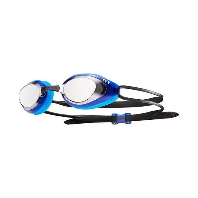 TYR ochelari inot BlackHawk cu lentila oglinga argintiu-albastru