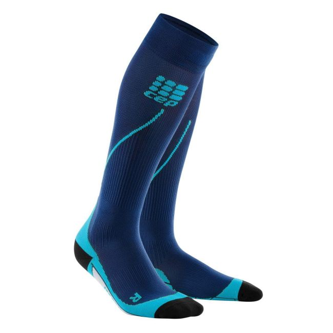 CEP Sosete de compresie 2.0 pentru alergare deep ocean-hawaii blue