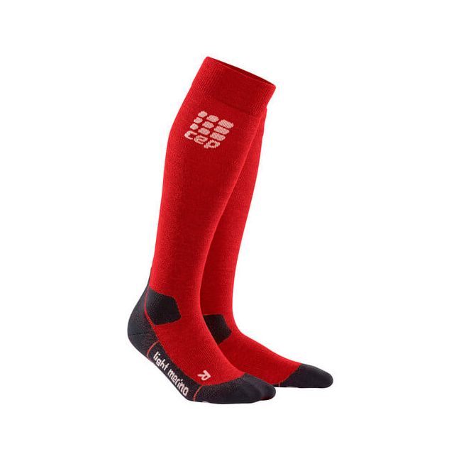 CEP Sosete merino outdoor light lungi deep magma