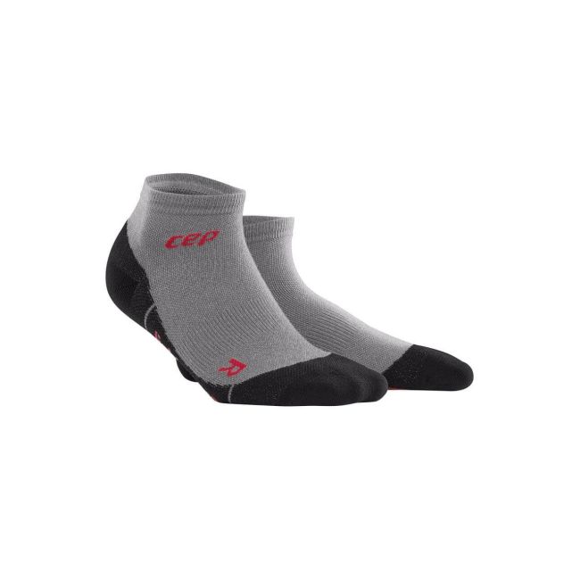 CEP Sosete merino outdoor light peste glezna - gri deschis volcanic dust negru