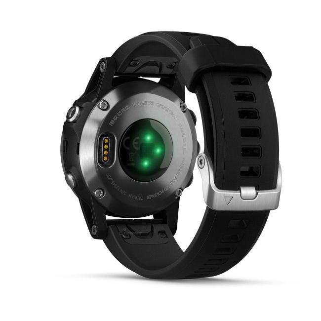 Garmin Fenix 5s Plus Silver negru