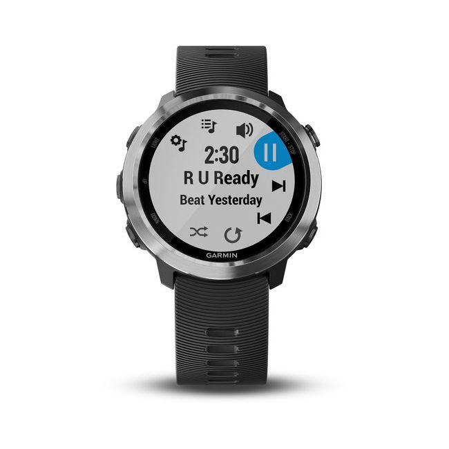 Garmin Forerunner 645 Music negru silver - ceas cu GPS pentru alergare, bicicleta, cardio, yoga si alte sporturi