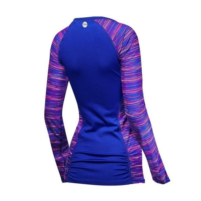 TYR Bluza cu maneca lunga Cyprus Aria Rashguard roz-mov