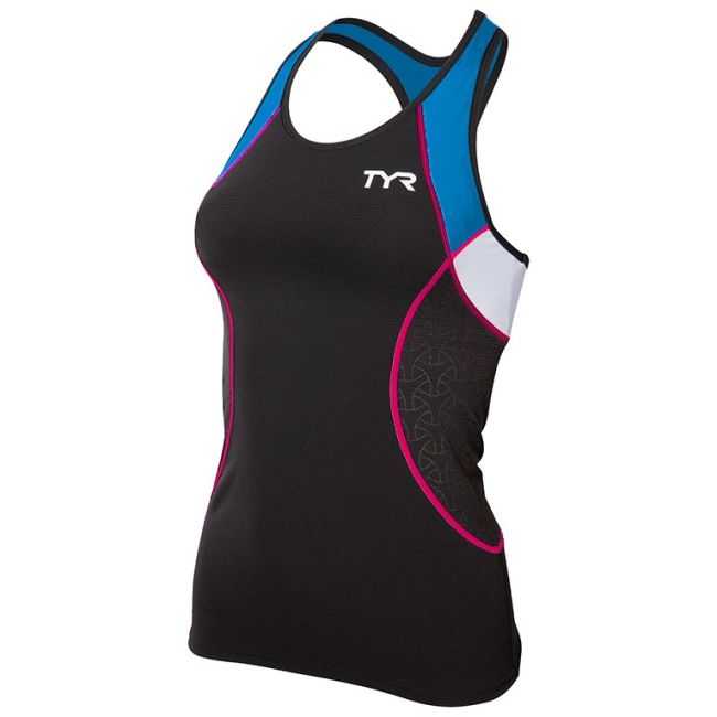 TYR Maiou Competitor Femei - negru-albastru-roz