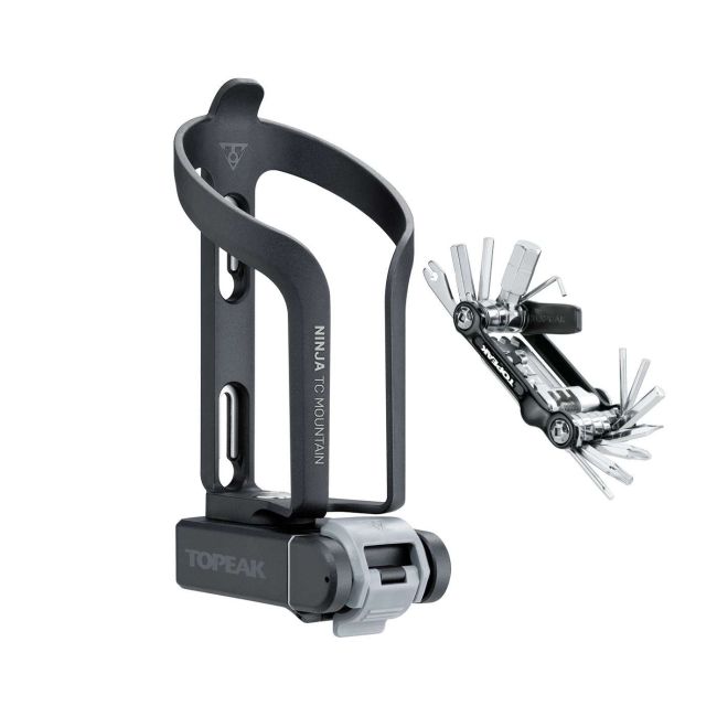 Topeak Suport bidon cu mini tools ninja tc - negru