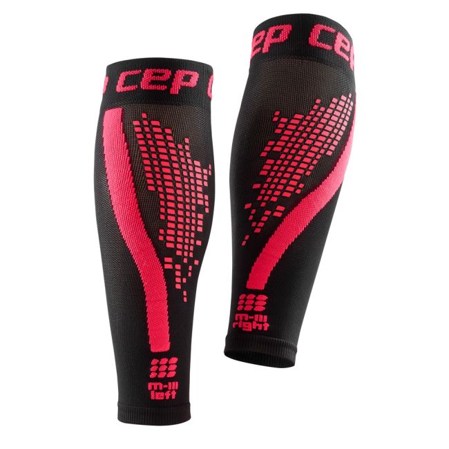 CEP Compresie gamba Nighttech pentru femei - negru roz