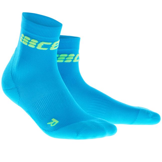 CEP Sosete scurte Ultralight albastru-verde