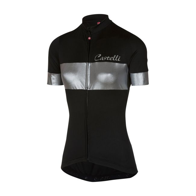 Castelli Tricou Dama Cromo Negru/Gri