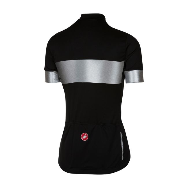 Castelli Tricou Dama Cromo Negru/Gri