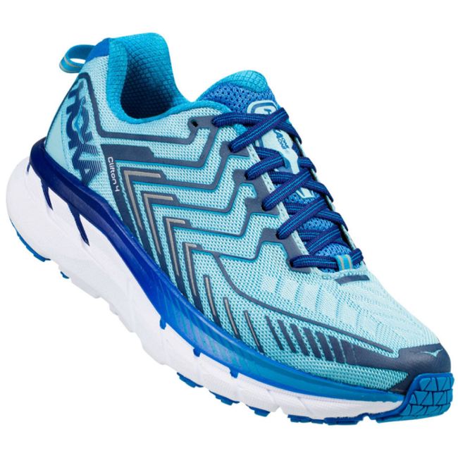Hoka One Clifton 4 - pantofi alergare pentru femei - albastru Topaz albastru Imperial