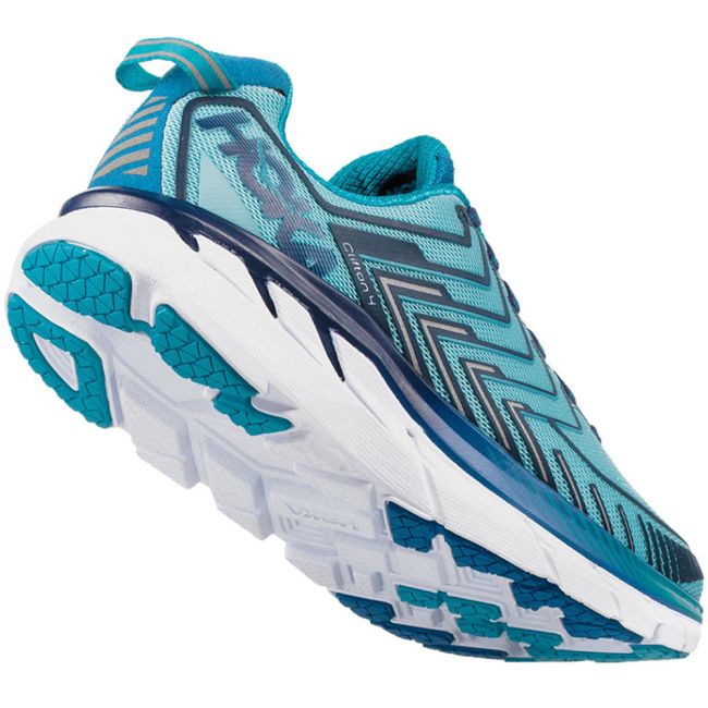 Hoka One Clifton 4 - pantofi alergare pentru femei - albastru Topaz albastru Imperial