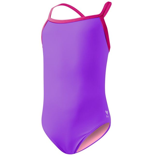 TYR Costum inot Copii Solid Durafast Lite Diamondfit Mov