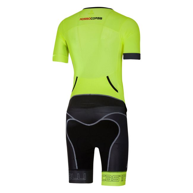 Castelli Trisuit Free Sanremo SS Verde/Negru