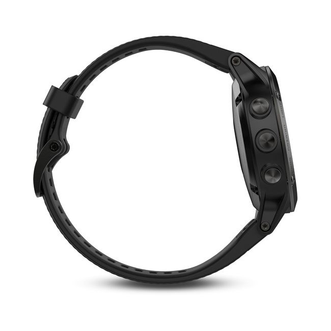 Garmin Fenix 5 Sapphire Black cu curea neagra