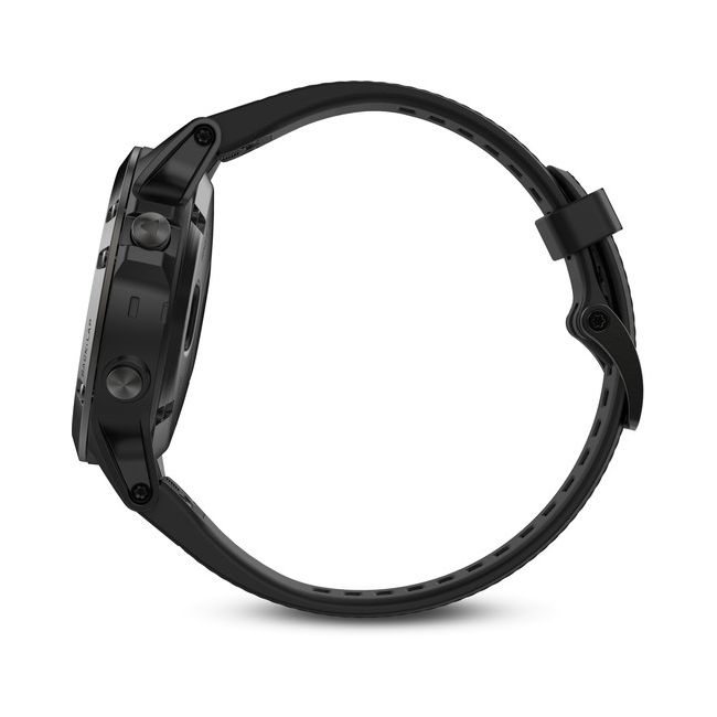 Garmin Fenix 5 Sapphire Black cu curea neagra