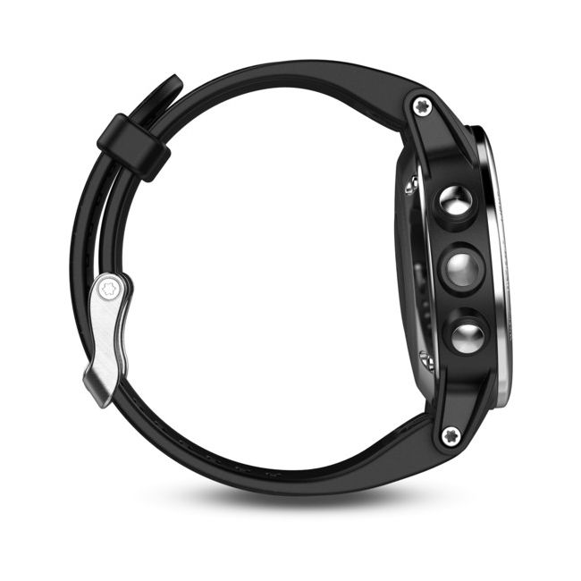 Garmin Fenix 5S Sapphire Slate Grey cu curea neagra
