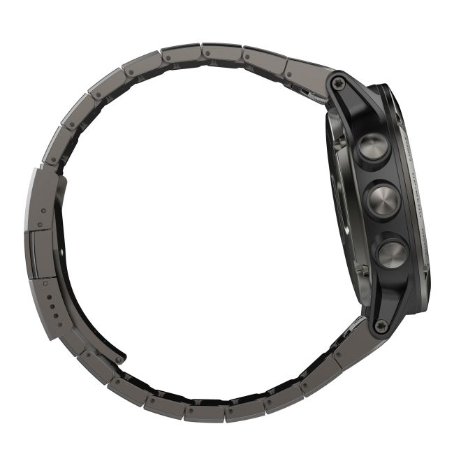 Garmin Fenix 5X Slate Grey Sapphire cu curea metalica