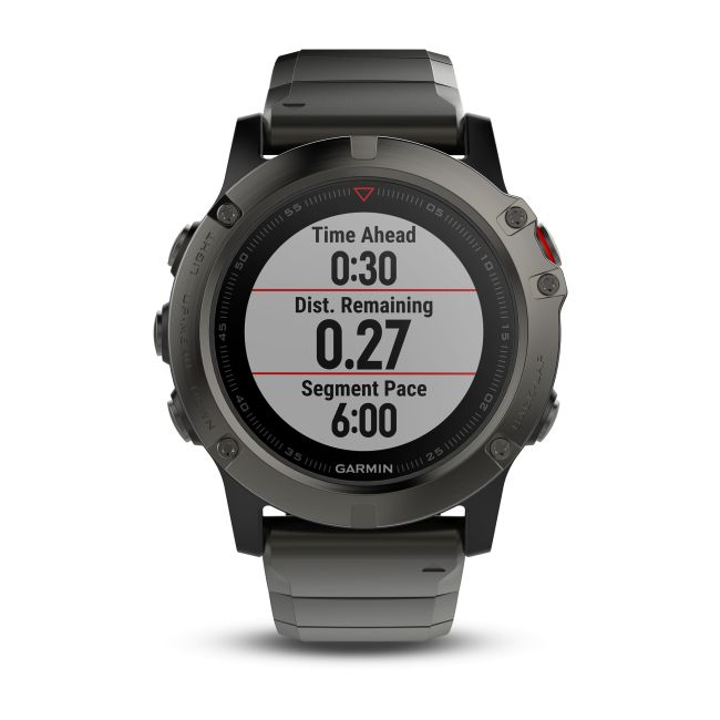 Garmin Fenix 5X Slate Grey Sapphire cu curea metalica