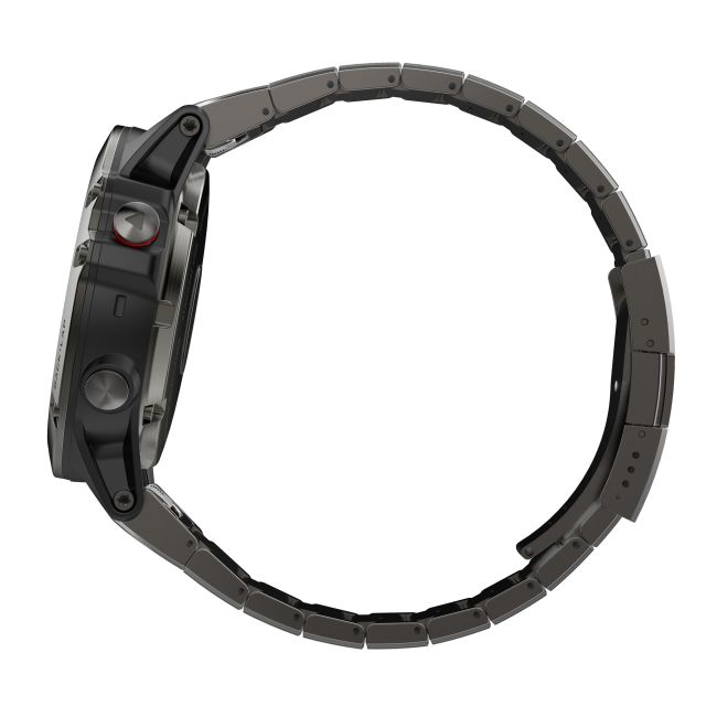 Garmin Fenix 5X Slate Grey Sapphire cu curea metalica