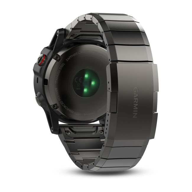 Garmin Fenix 5X Slate Grey Sapphire cu curea metalica